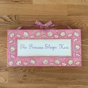 Colleen Karis Designs Wall Art: "The Princess Sleeps Here"